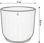 vibes fold rond mini 7cm blanc soie